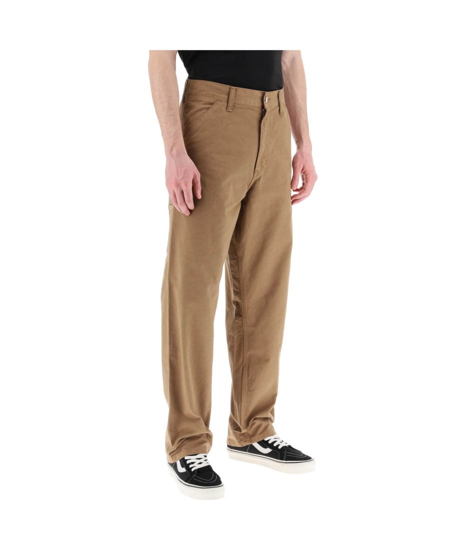 パンツ Liju \"FATIGUE SINGLE KNEE PANTS\" 30 Carhartt Work In Progress: Beige Single Knee Trousers | SSENSE Canada