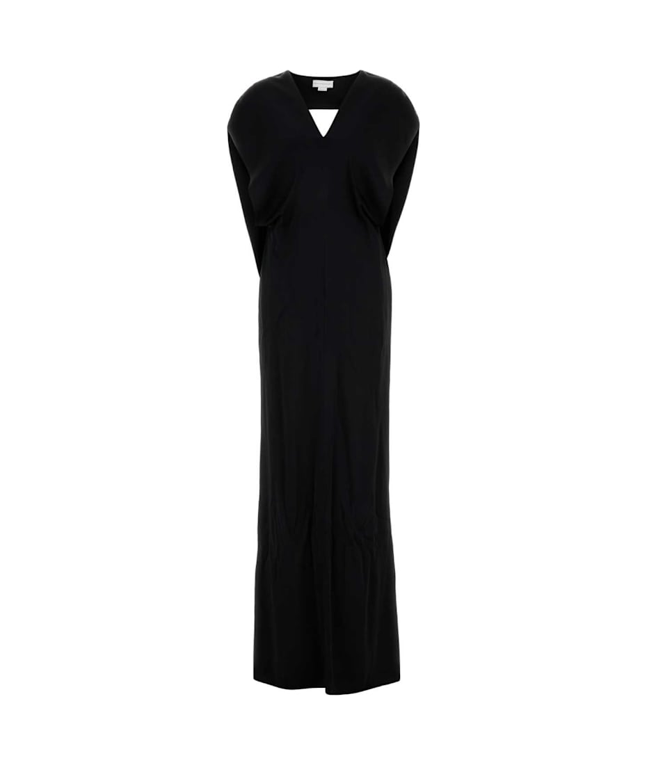 ワンピース Stella Mccartney Black Satin Long Dress Stella McCartney Black Satin Long Dress | italist