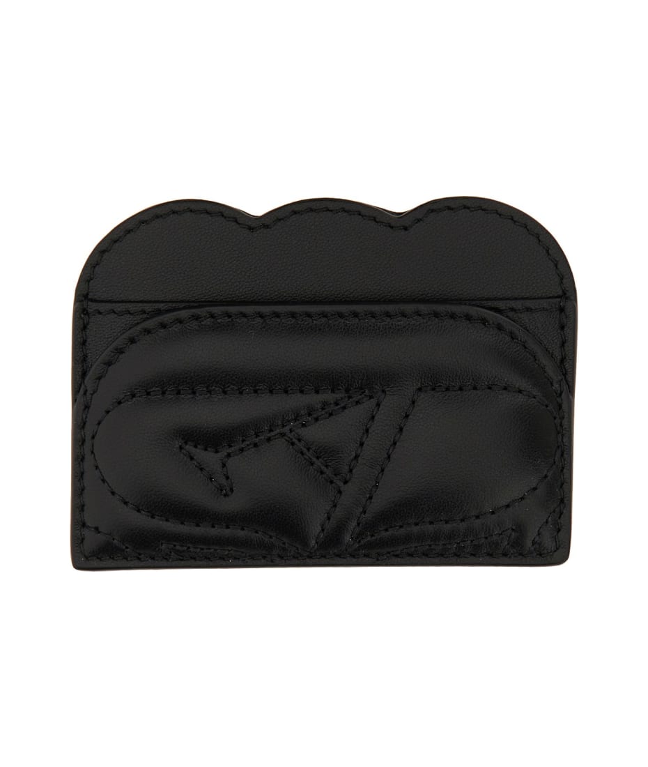 Alexander McQueen Leather Card Holder - NERO