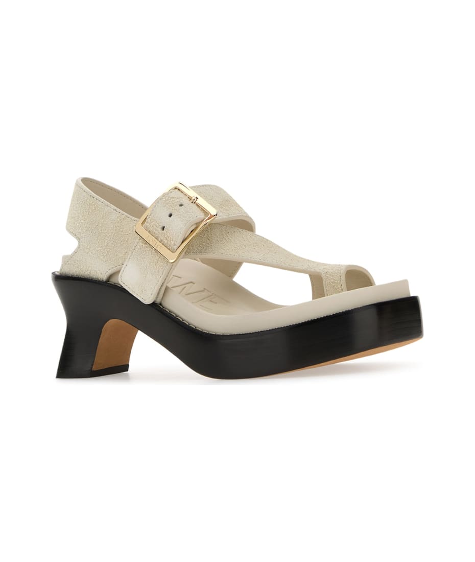 【送料&関税込】Loewe Ease Brushed Heeled Sandals Loewe Ease Brushed Heeled Sandals | italist
