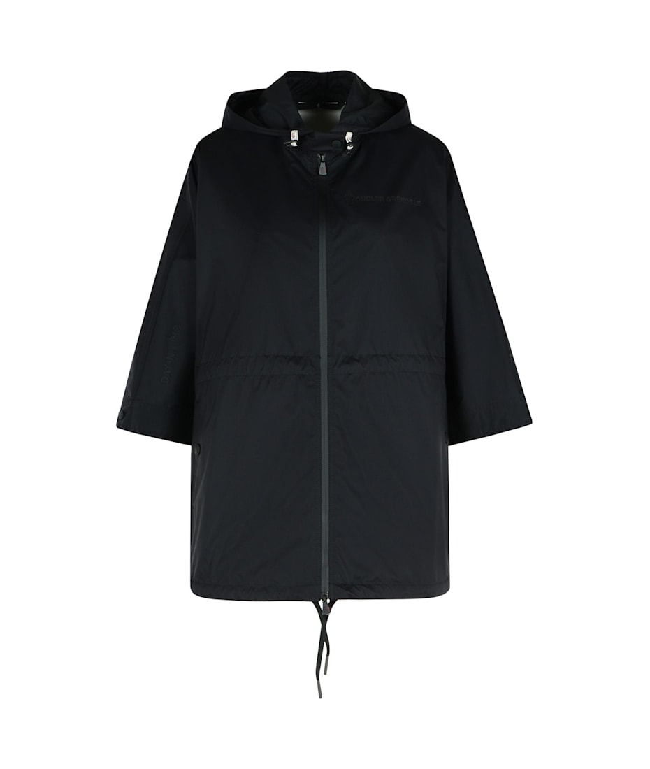 ポンチョ・ケープ Moncler Grenoble 'Vorrasay' Black Nylon Cape Moncler Grenoble 'vorrasay' Black Nylon Cape | italist