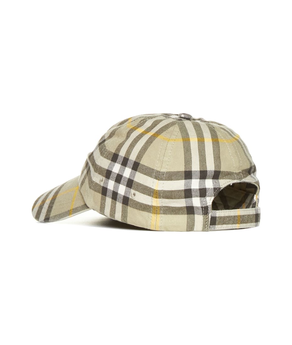 【関税&送料込】Burberry Cappello Baseball Con Motivo Check Burberry Check Baseball Cap | Saks Fifth Avenue