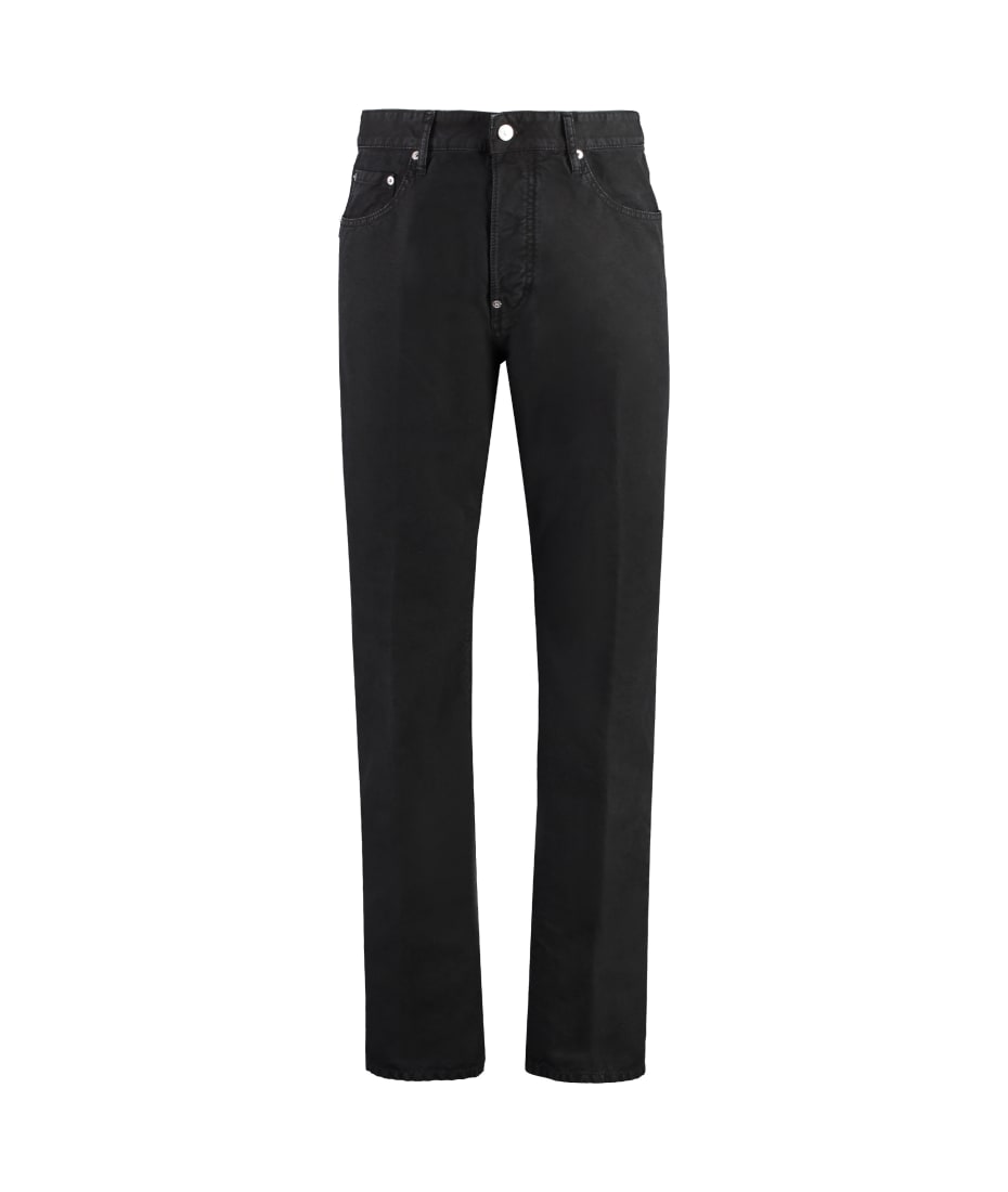 デニム・ジーパン Dsquared2 Straight Jeans With Five-Pocket Design DSQUARED2 Size 28 Blue Denim Straight Five Pockets Horn