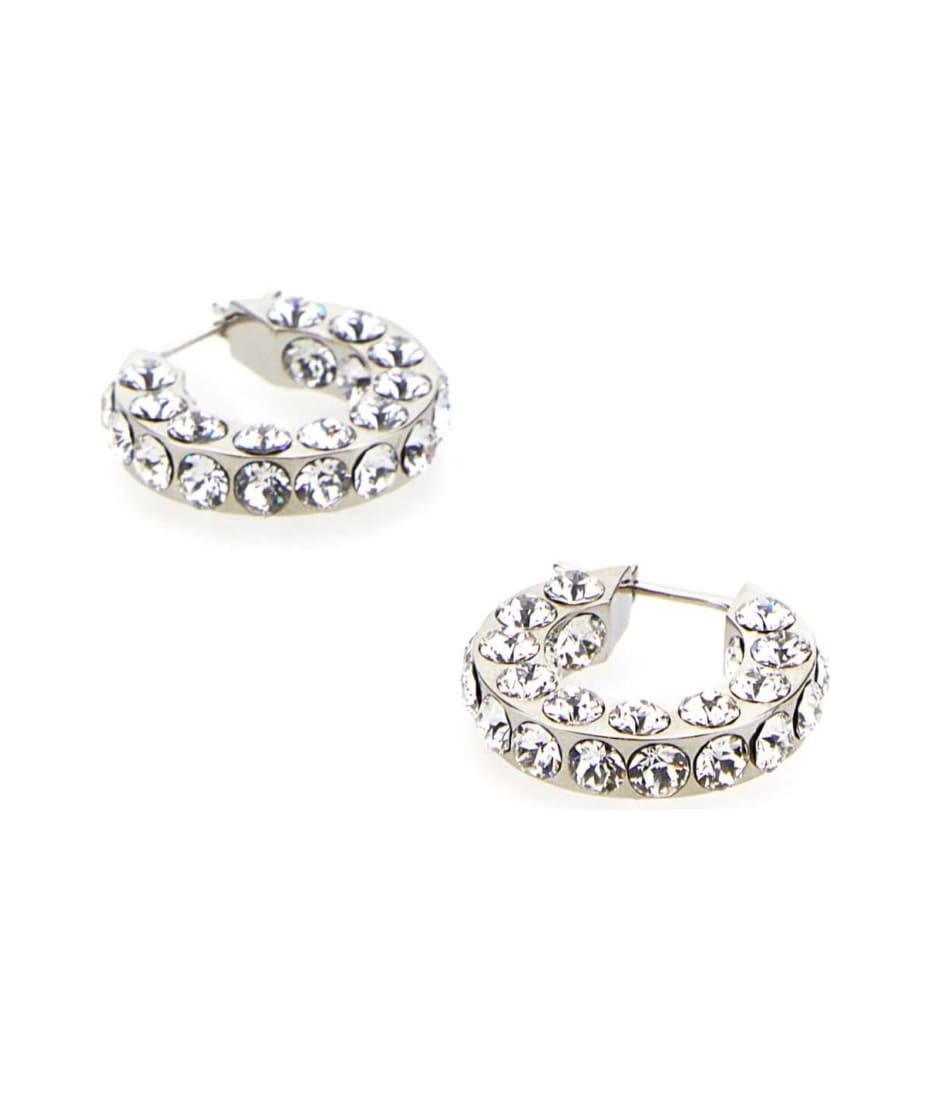 【Amina Muaddi】 Jahleel embellishedイヤリング Amina Muaddi Embellished Metal Small Jahleel Earrings