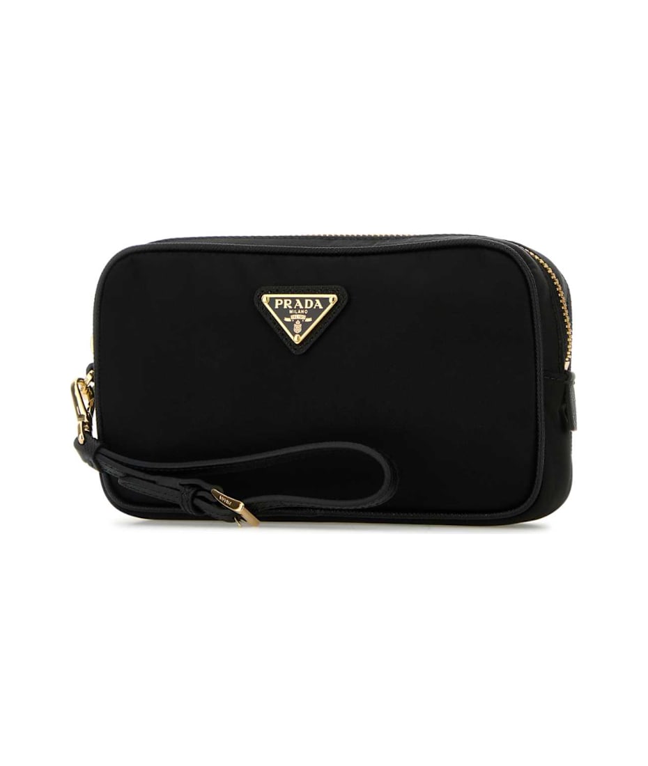 Prada Black Nylon Beauty Case | italist