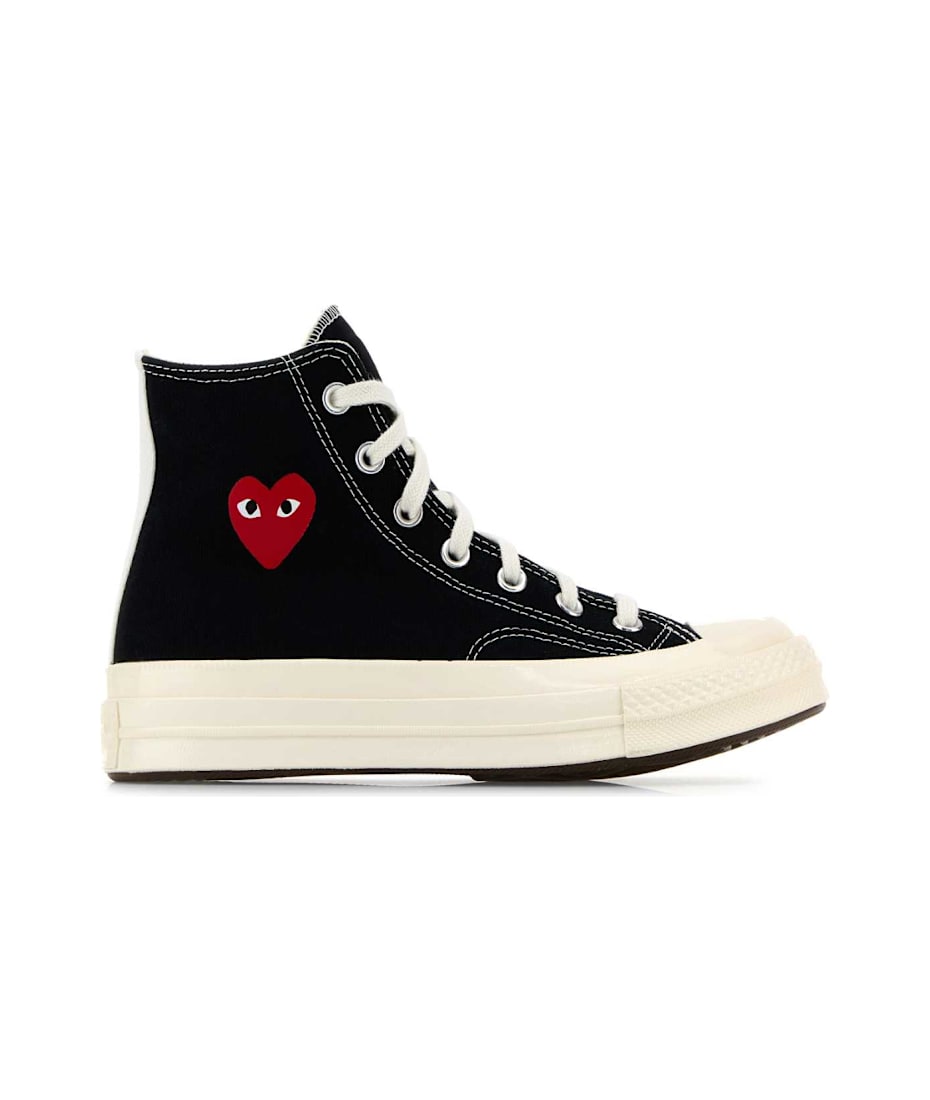 Comme des Garçons Play Black Canvas Comme Des Garã§ons X Converse