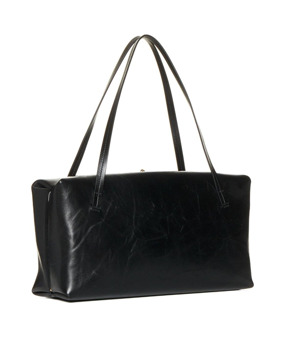 トートバッグ Jil Sander Black leather Goji crossbody bag 4a38224c228073e4d036e8bbeae933