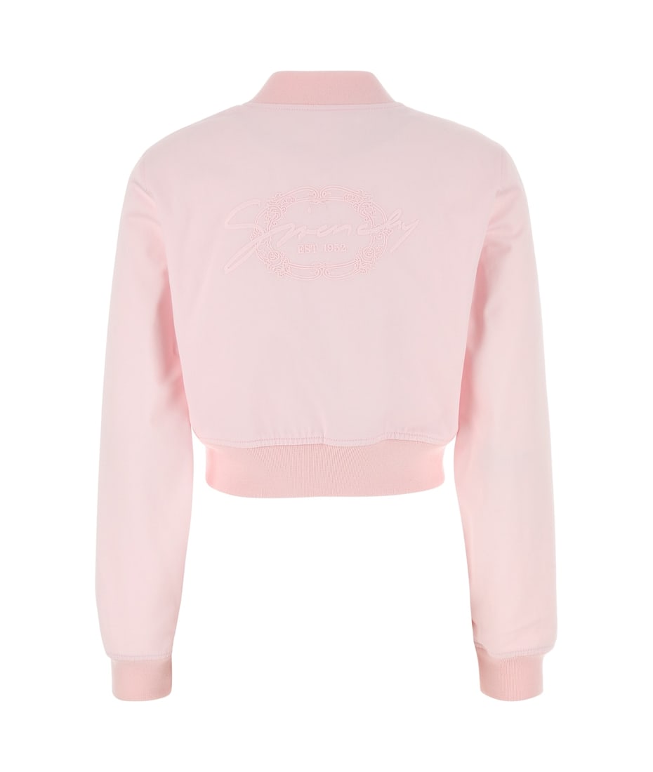 ジャケット GIVENCHY PINK COTTON CASUAL JACKET Givenchy Pink Cotton Bomber Jacket | italist