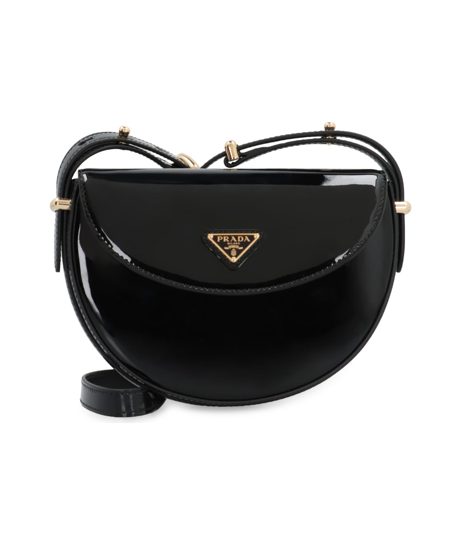【PRADA】PATENT SHOULDER BAG Prada Patent Shoulder Bag | italist