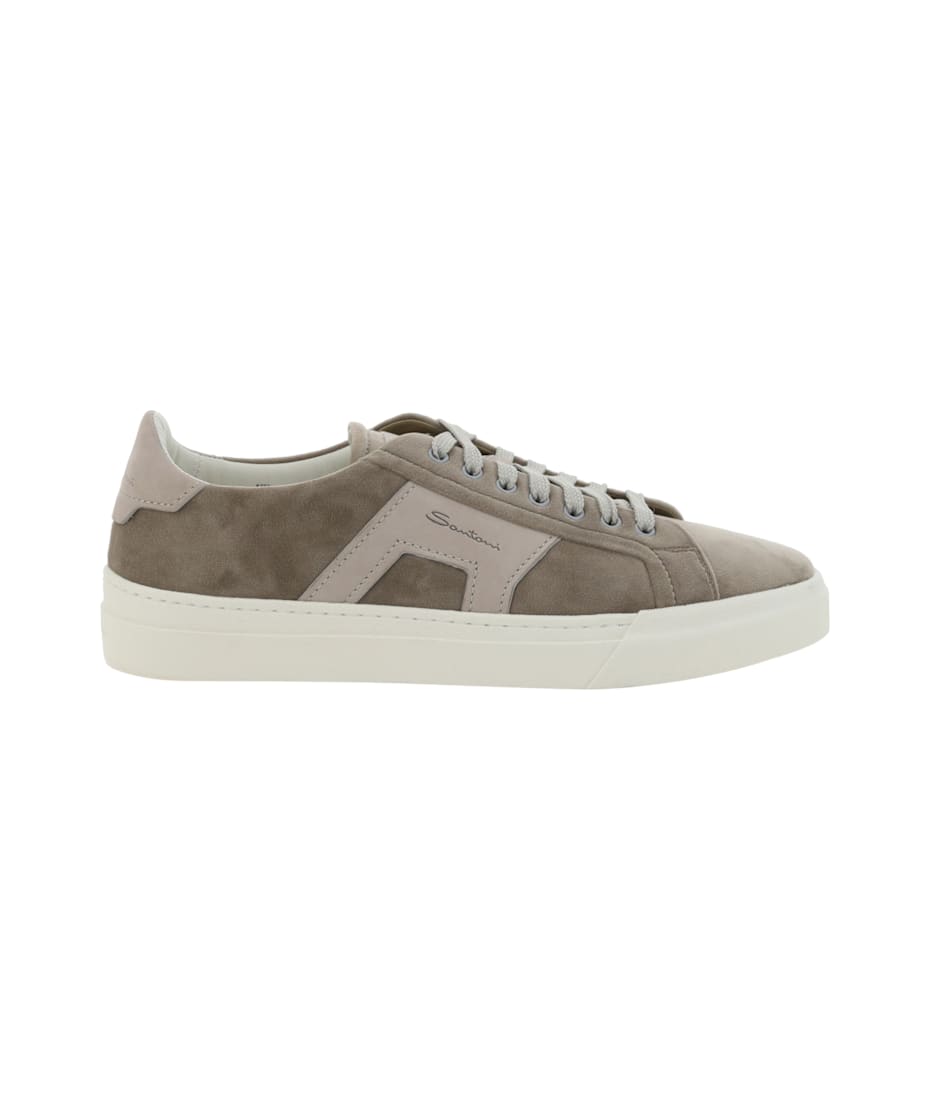 スニーカー Santoni Grainy Leather Sneakers Leather Sneaker – Henry Singer