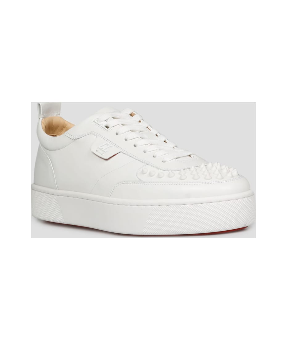 Christian Louboutin Outlet: Happyrui Spikes leather sneakers