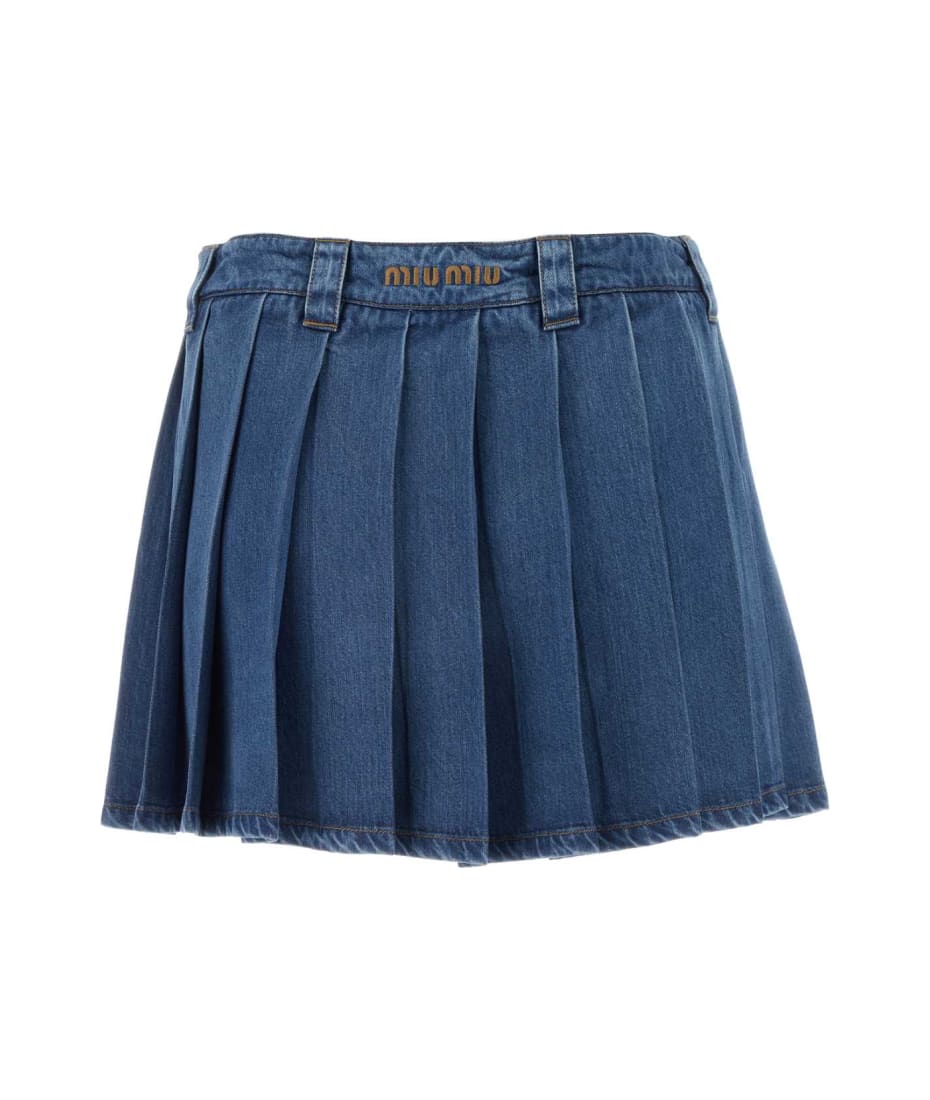 Miu Miu Denim Skirt | italist