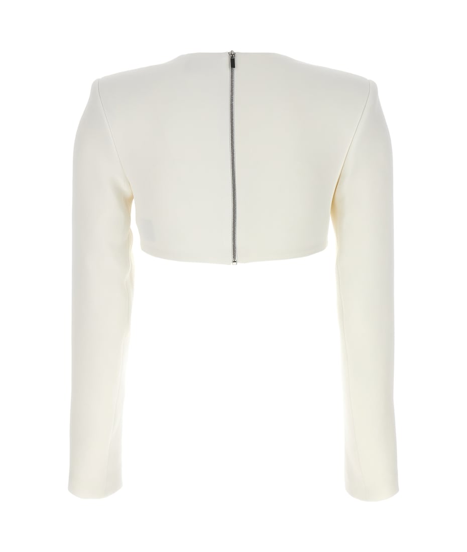 Tシャツ・カットソー DAVID KOMA Top '3D Crystsal Chain and Square Neck' David Koma Top '3d Crystsal Chain And Square Neck' | italist