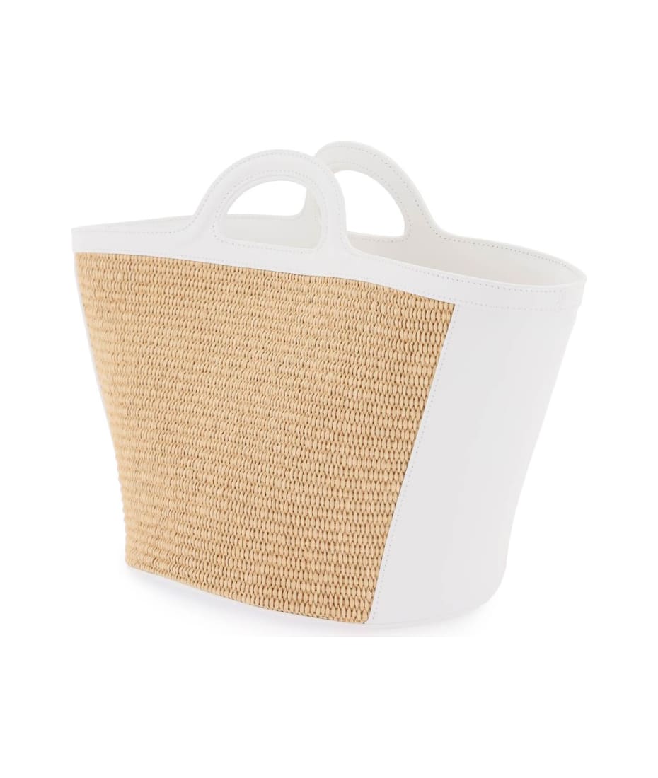 マルニ　TROPICALIA BAG SMALL ホワイト Marni Small Tropicalia Summer Bag In White Leather And
