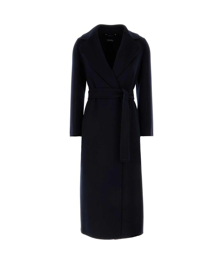 Midnight Blue Wool Poldo Coat