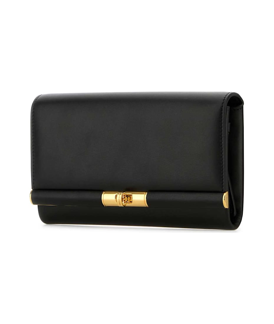 クラッチバッグ DOLCE & GABBANA BLACK LEATHER MARLENE CLUTCH Dolce & Gabbana Black Leather Marlene Clutch | italist