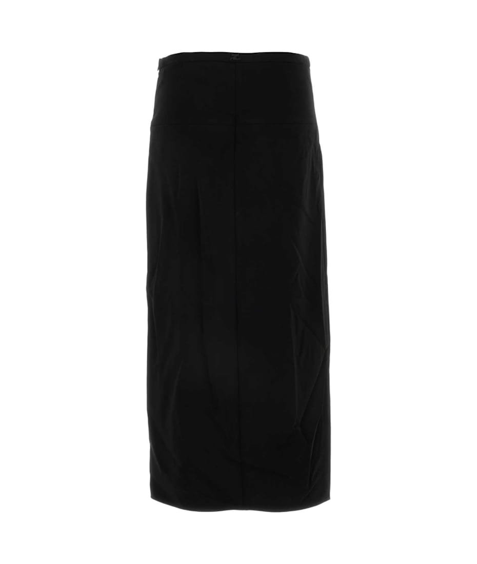 スカート COURREGES BLACK POLYESTER BLEND SKIRT Courrèges Black Polyester Blend Skirt | italist