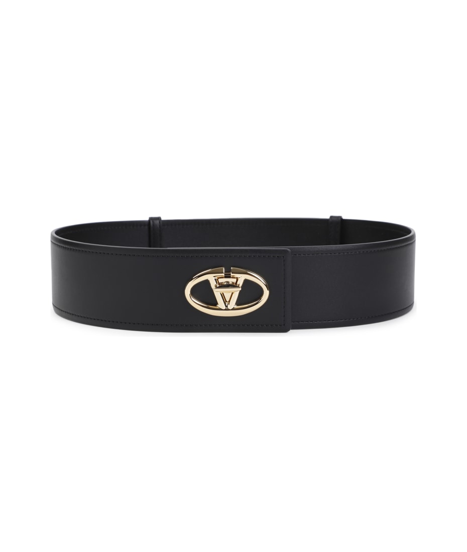ベルト VALENTINO FW24 VLOGO BELT (5W2T0SJ9FZC 0NO NERO) Valentino Garavani Vlogo Belt | italist