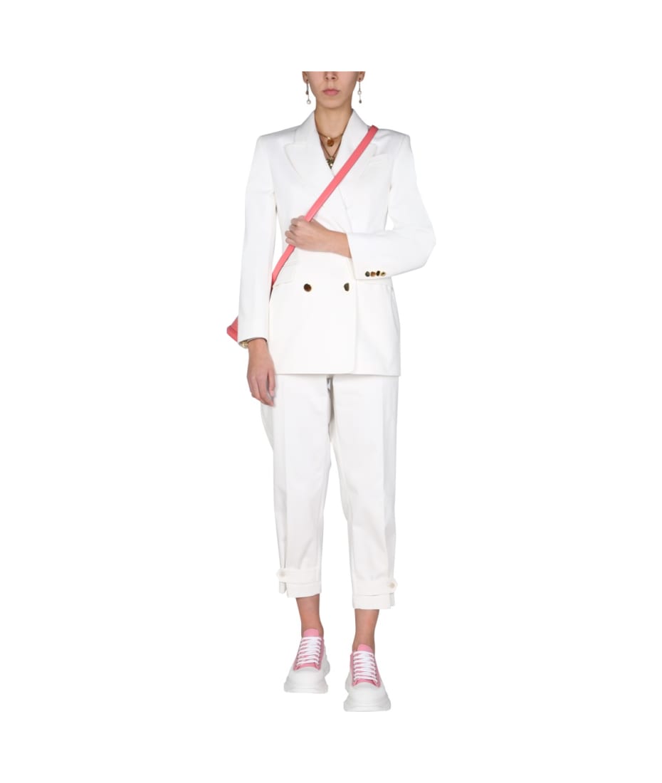 ジャケット alexander mcqueen DOUBLE-BREASTED JACKET (684125_QFAAN9000) Alexander McQueen Double-breasted Jacket | italist