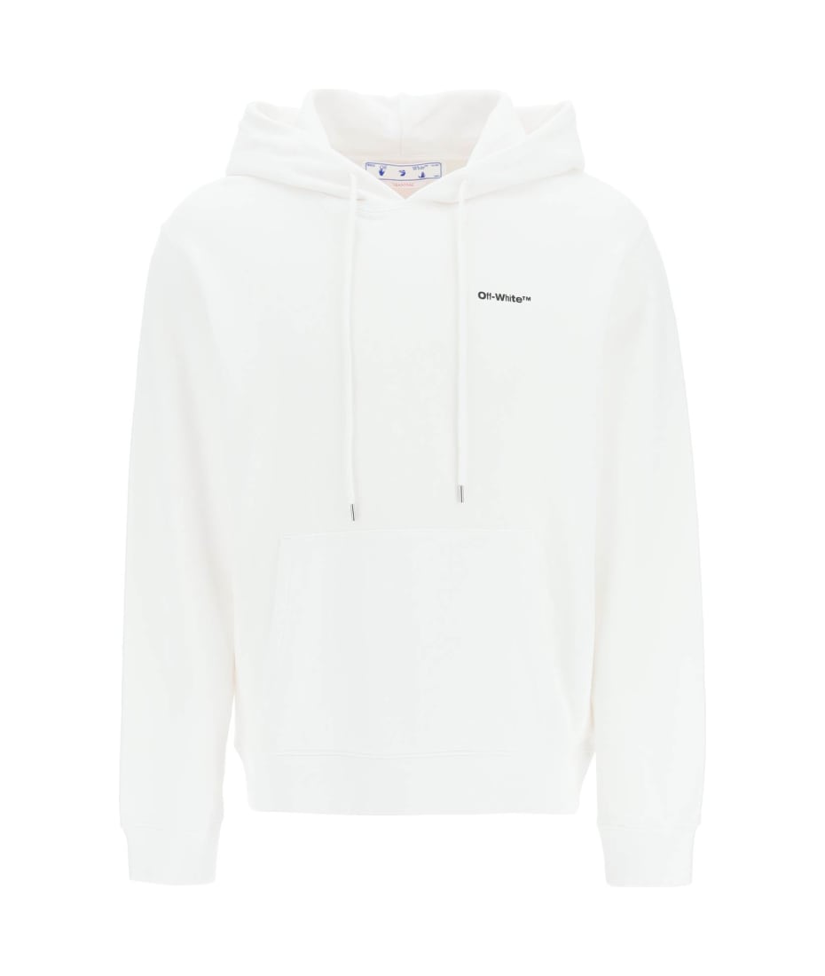 Off-White 'wave Diag' Print Hoodie | italist