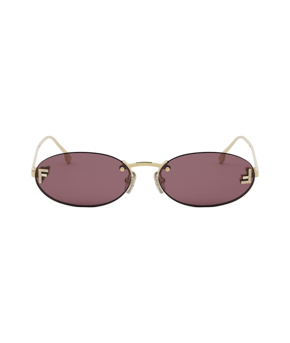 Fendi Eyewear Fe4075us 30y Oro Fendi First Crystal
