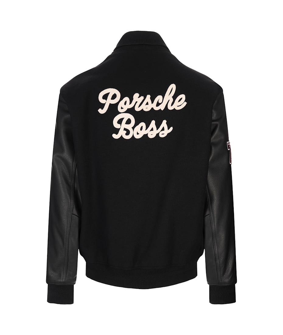 BOSS × PORSCHE レザージャケット【極美品】 BOSS - Porsche x BOSS レギュラーフィットジャケット レザー