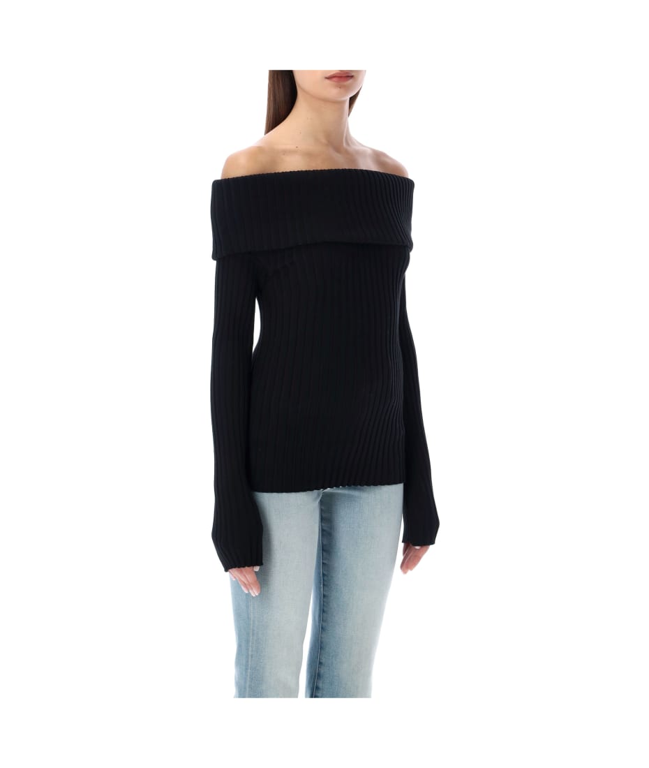 Tory Burch Off-shoulder Ribbed Sweater | italist