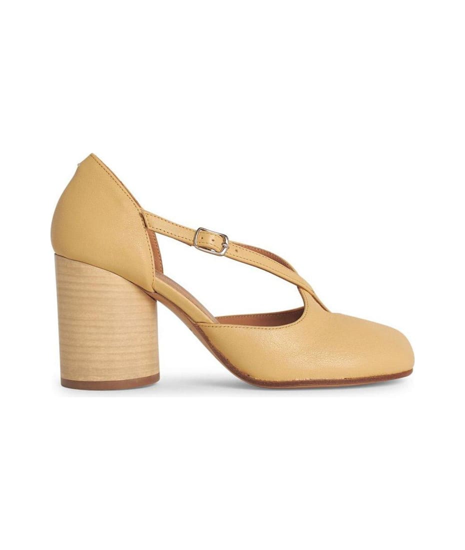【送料&関税込】Maison Margiela Tabi Toe Block Heeled Pumps Maison Margiela Tabi Toe Block Heeled Pumps | italist