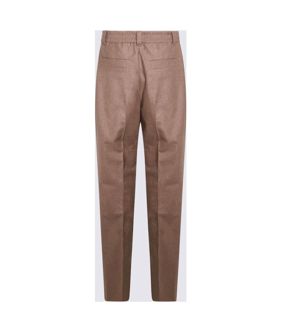 パンツ LORO PIANA BROWN WOOL PANTS Loro Piana Brown Wool Pants | italist