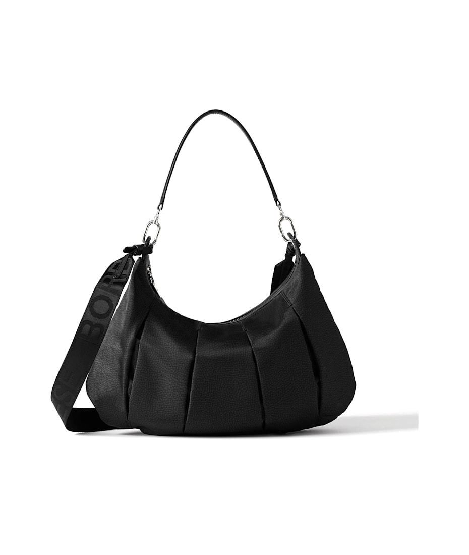 【EEUN】Croissant hobo bag Borbonese Croissant Hobo M Shoulder Bag In Recycled Op