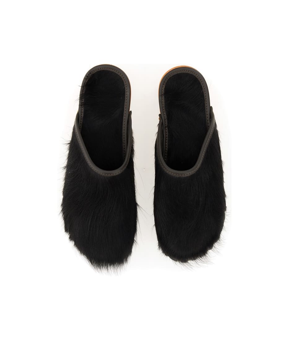 サンダル・ミュール JEJIA FW22 NORMA TEDDY SANDAL (NORMA_VA1BROWNFUR) Jejia Norma Teddy Sandal | italist