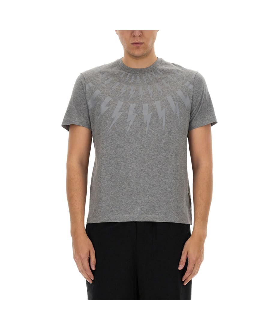 Tシャツ・カットソー Neil Barrett Fairisle Thunderbolt T-Shirt Neil Barrett Fairisle Thunderbolt T-shirt | italist, ALWAYS