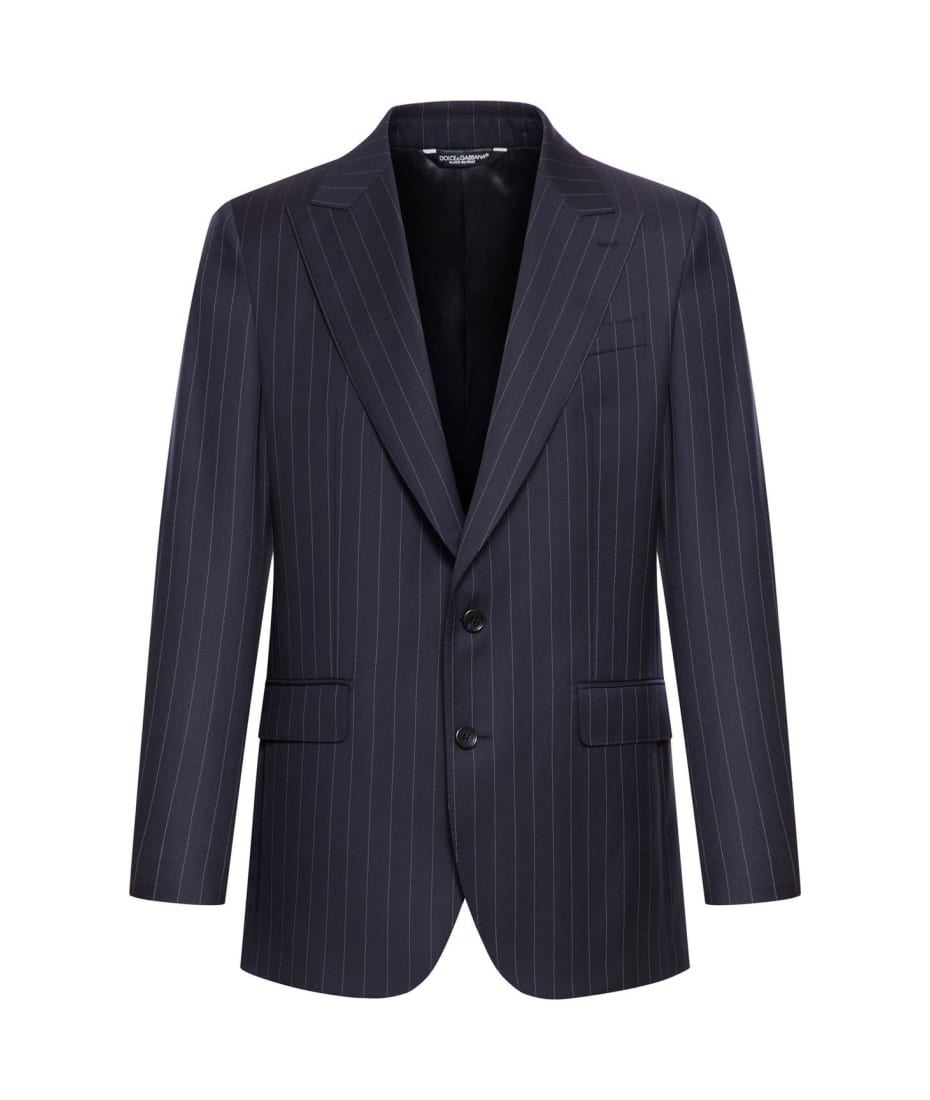 【関税込み】dolce & gabbana Single-breasted blazer Dolce & Gabbana Embellished Crest single-breasted Blazer