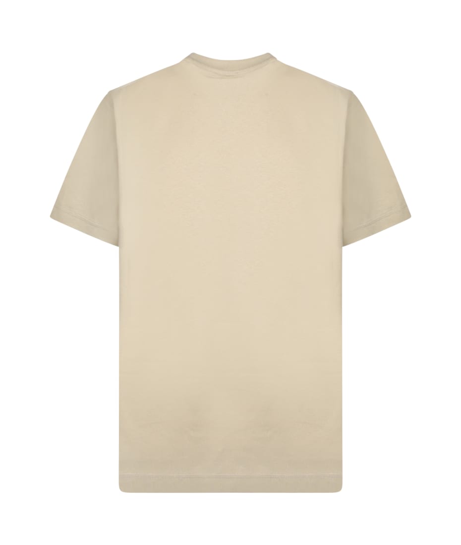 Tシャツ・カットソー BURBERRY BEIGE SHORT-SLEEVED T-SHIRT WITH EKD PRINT Burberry Ekd Big Logo Beige T-shirt | italist