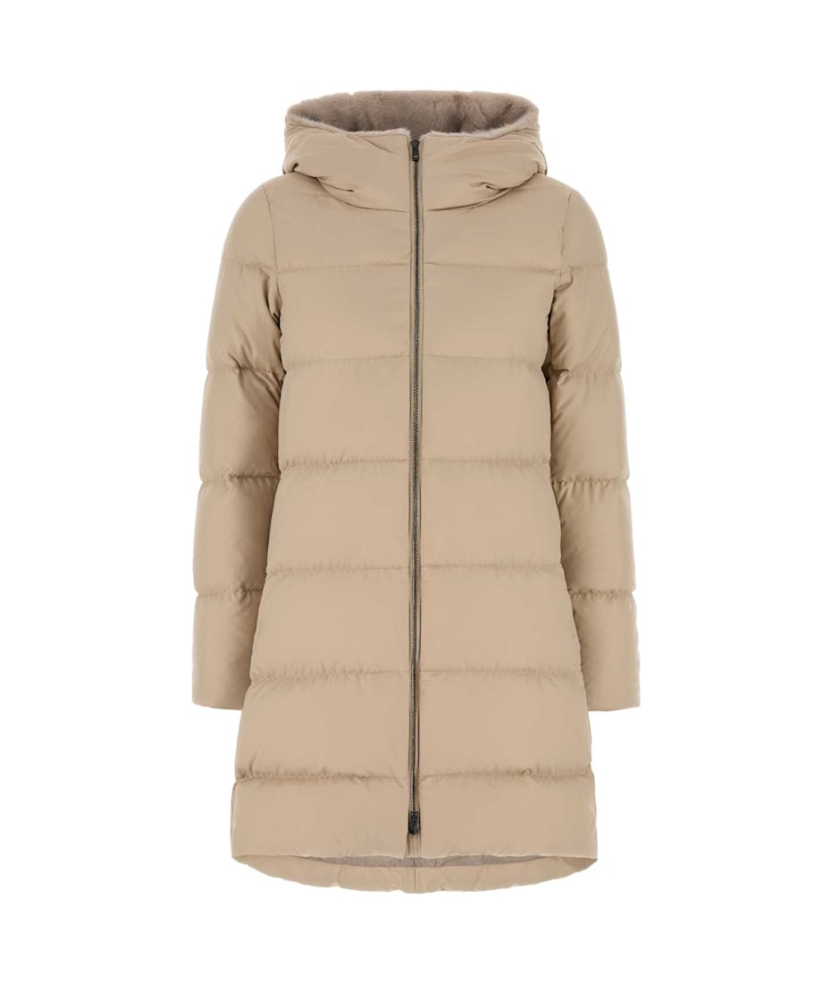 コート HERNO FW25 Herno Coats Sand (GC000503D 124212000) Herno Sand Polyester Down Jacket | italist