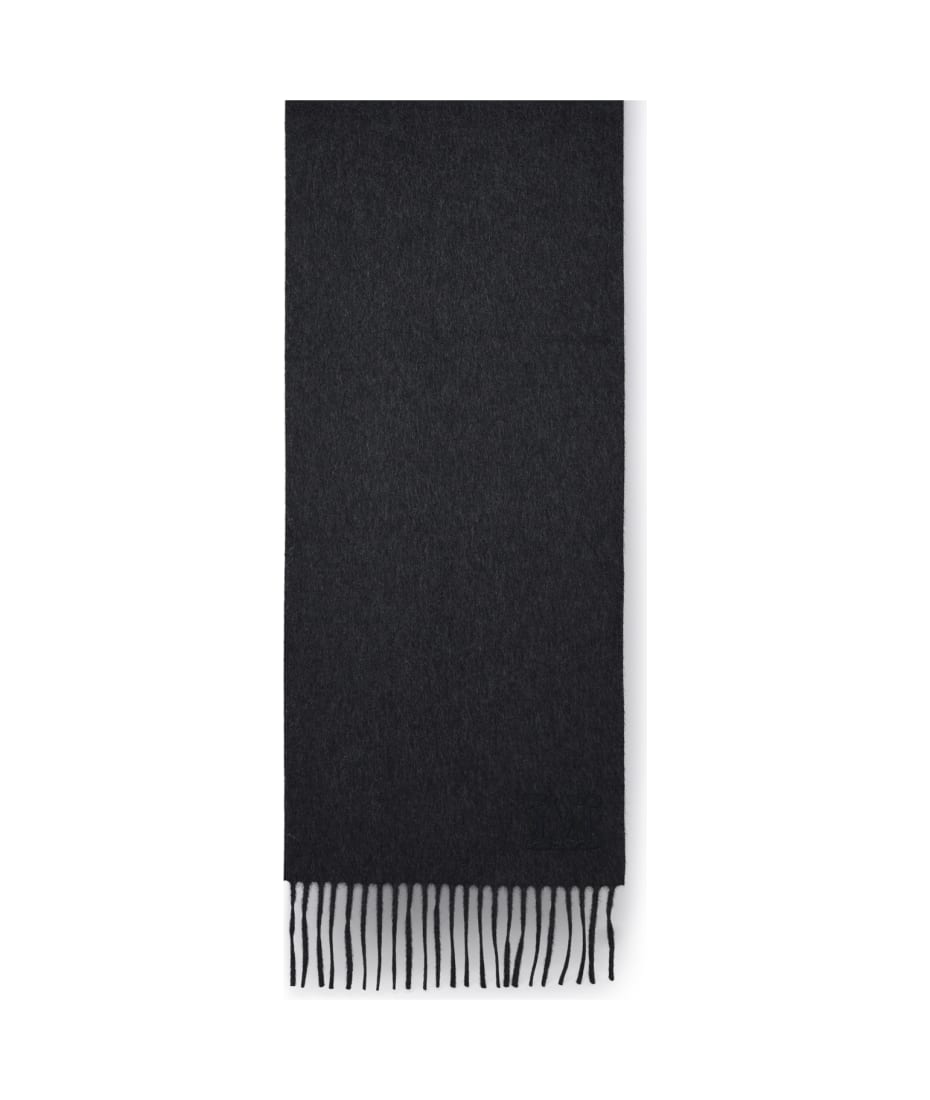 Max Mara Cashmere Scarf with Embroidered Monogram