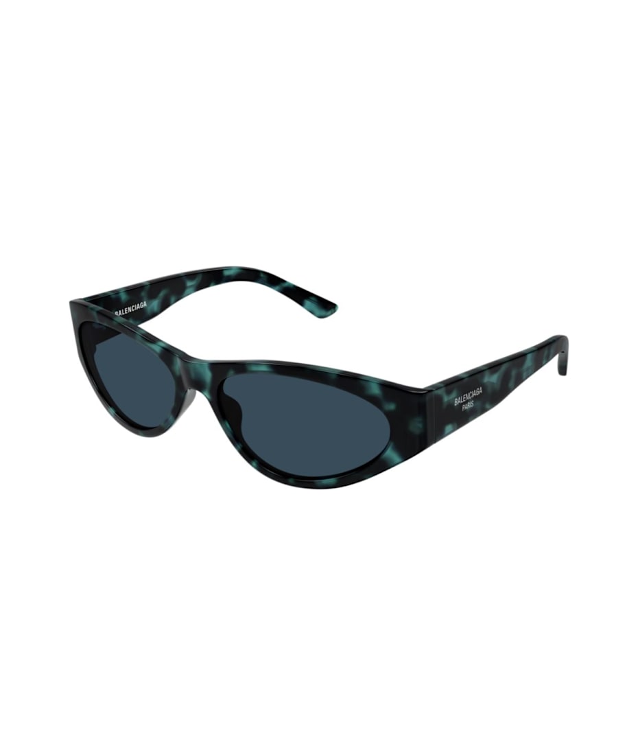 サングラス BALENCIAGA Balenciaga - BB0367S-003 - HAVANA-HAVANA-BLUE Balenciaga Eyewear Bb0367s-003 Havana-havana-blue | italist