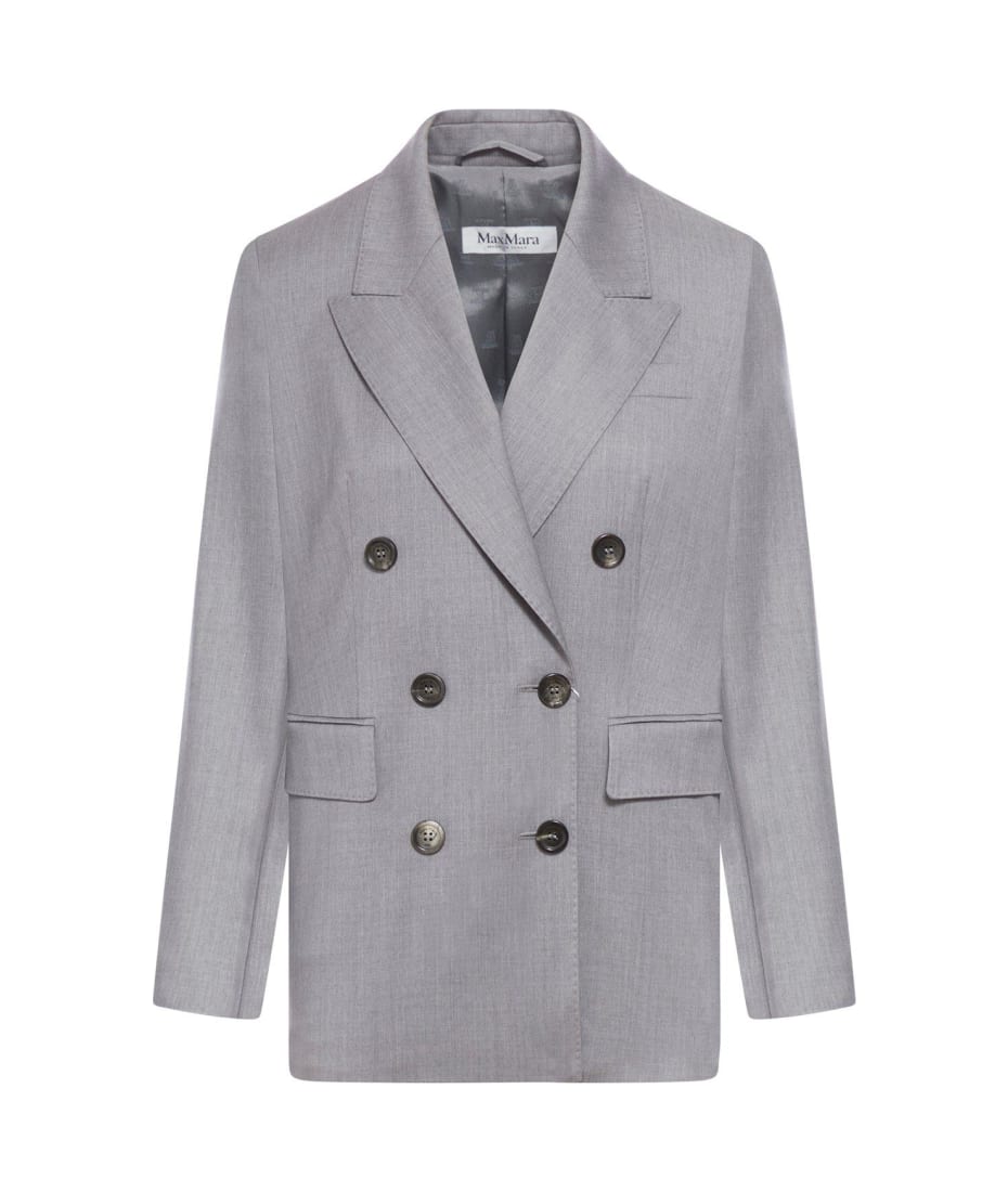 Max Mara Oppio Double-breasted Long-sleeved Jacket | italist