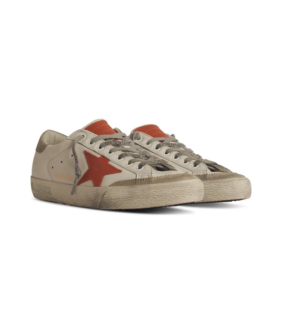 【送料&関税込】Golden Goose st White Leather Sneakers Golden Goose 'st' White Leather Sneakers | italist