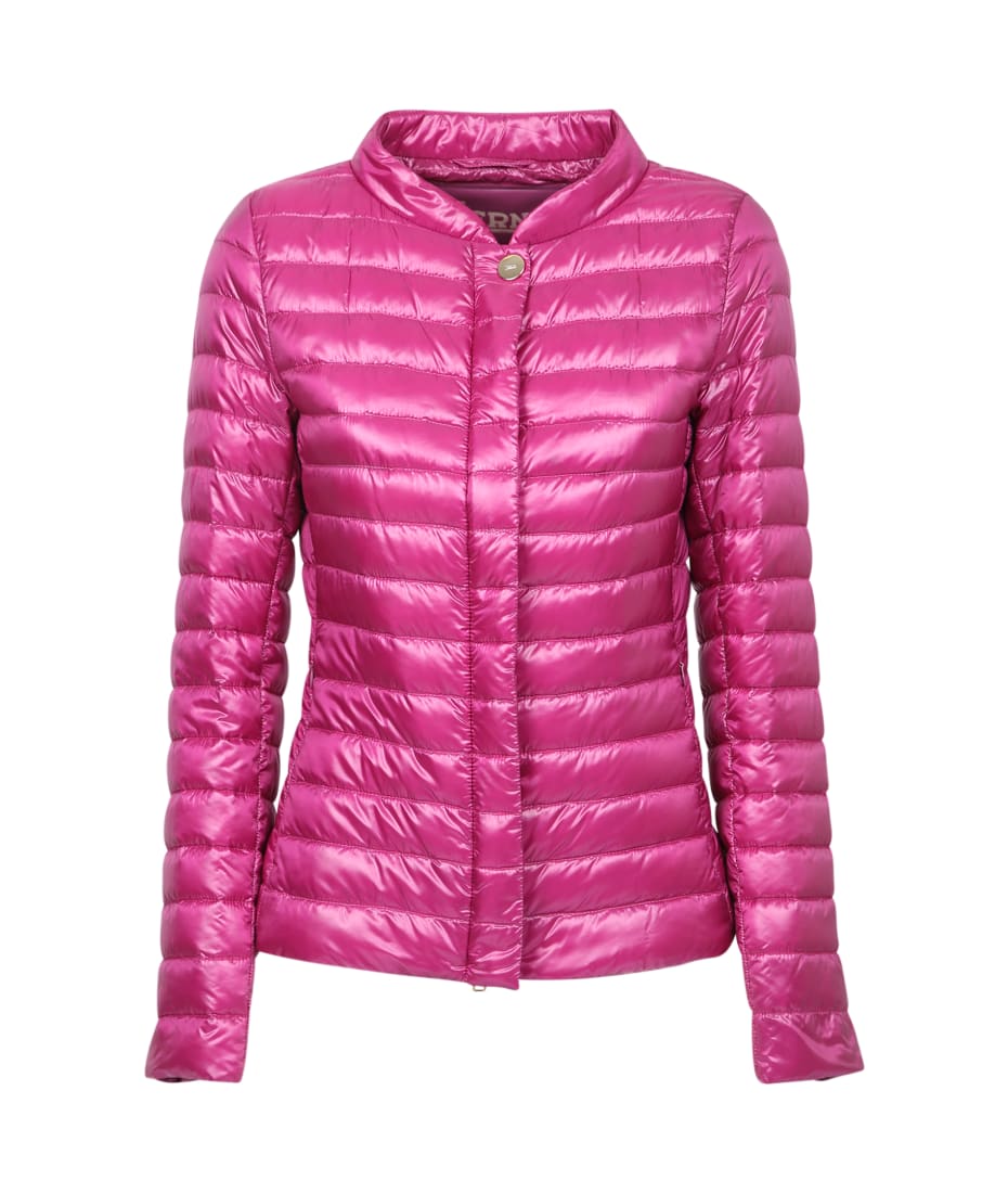 【送料&関税込】Herno Pink Nylon Jacket Herno Slim Down Jacket | italist
