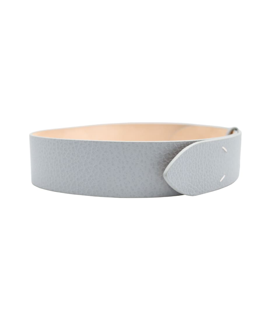 【送料&関税込】Maison Margiela Signature Stich Belt Maison Margiela Grained four-stitch Belt | Black | FARFETCH