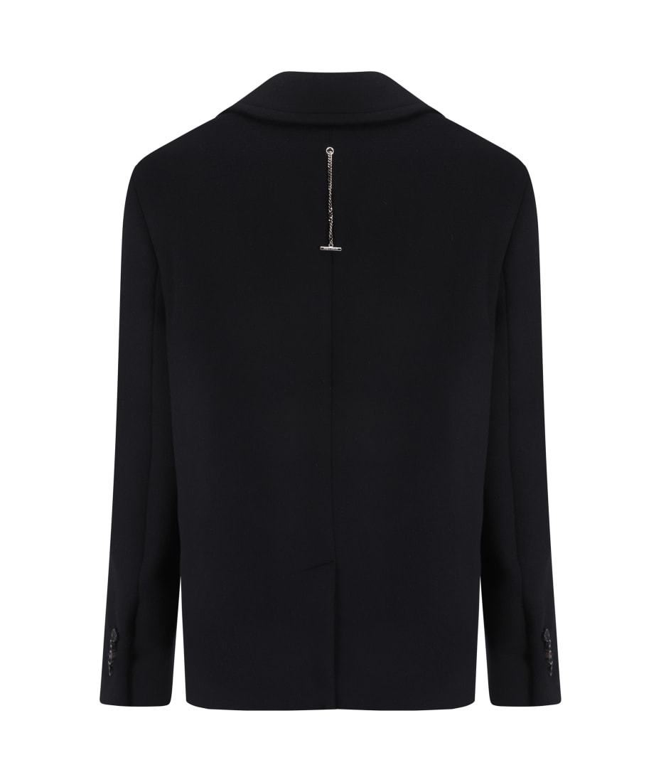 Alexander McQueen Wool Felt Caban In Black | italist, ALWAYS