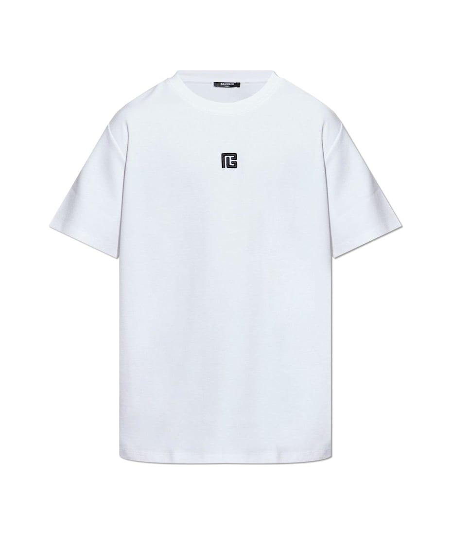 Tシャツ・カットソー BALMAIN Men T-shirt White EH1EF000GD84 0HF White Designer T-shirts - Men | Balmain