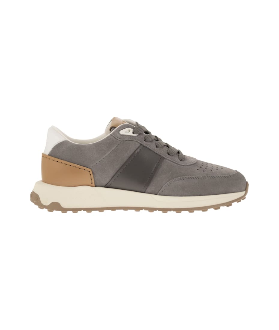 スニーカー Tod'S Suede Leather Sneakers Man MULTICOLOUR Tod's Sneakers in Suede XXM03E0GC50B4P5M7P61