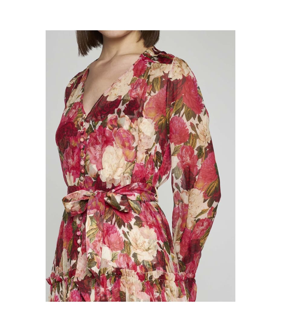 Zimmermann Wonderland Silk Print Mini Dress | italist