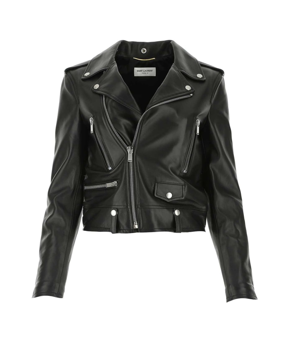 レザージャケット・コート Saint Laurent Black nappa leather jacket (481862Y5YA2 1000) Saint Laurent Biker jacket | Women's Clothing | Vitkac