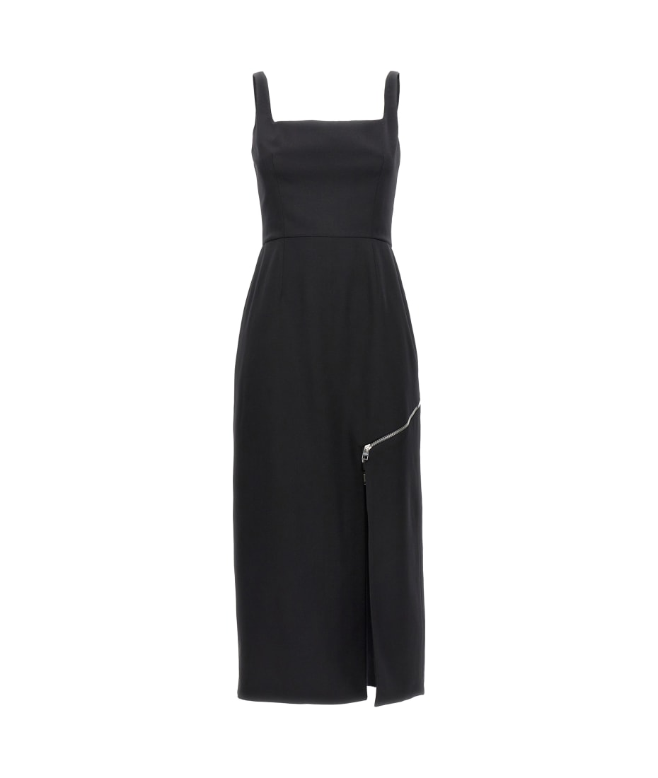 【送料&関税込】Alexander McQueen Zip Wool Midi Dress Alexander McQueen Zip Wool Midi Dress | italist