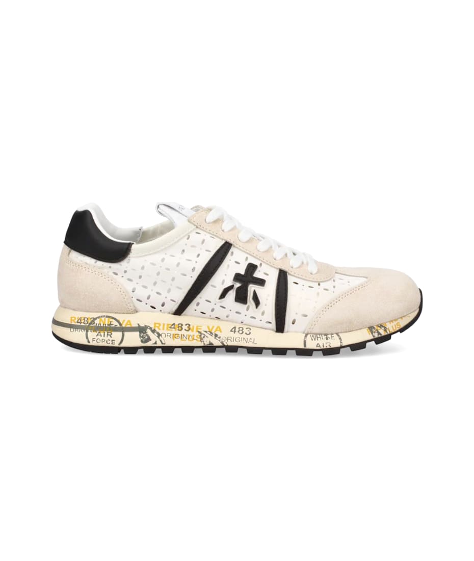 スニーカー PREMIATA Women Sneakers 415153 LUCYD WHITE Premiata White Lucy Sneakers | italist