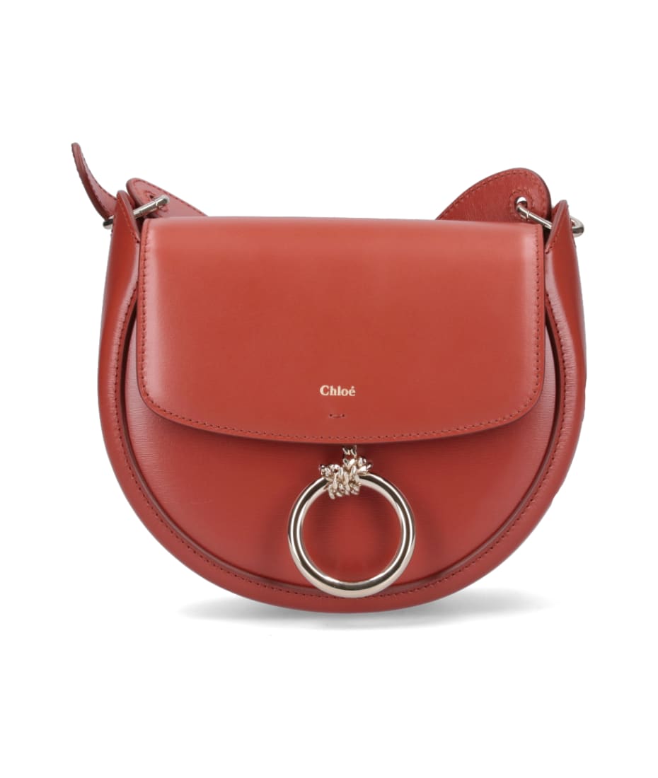 【Chloe】Brick Leather Small Arlene Crossbody Bag Chloé Brick Leather Small Arlene Crossbody Bag | italist