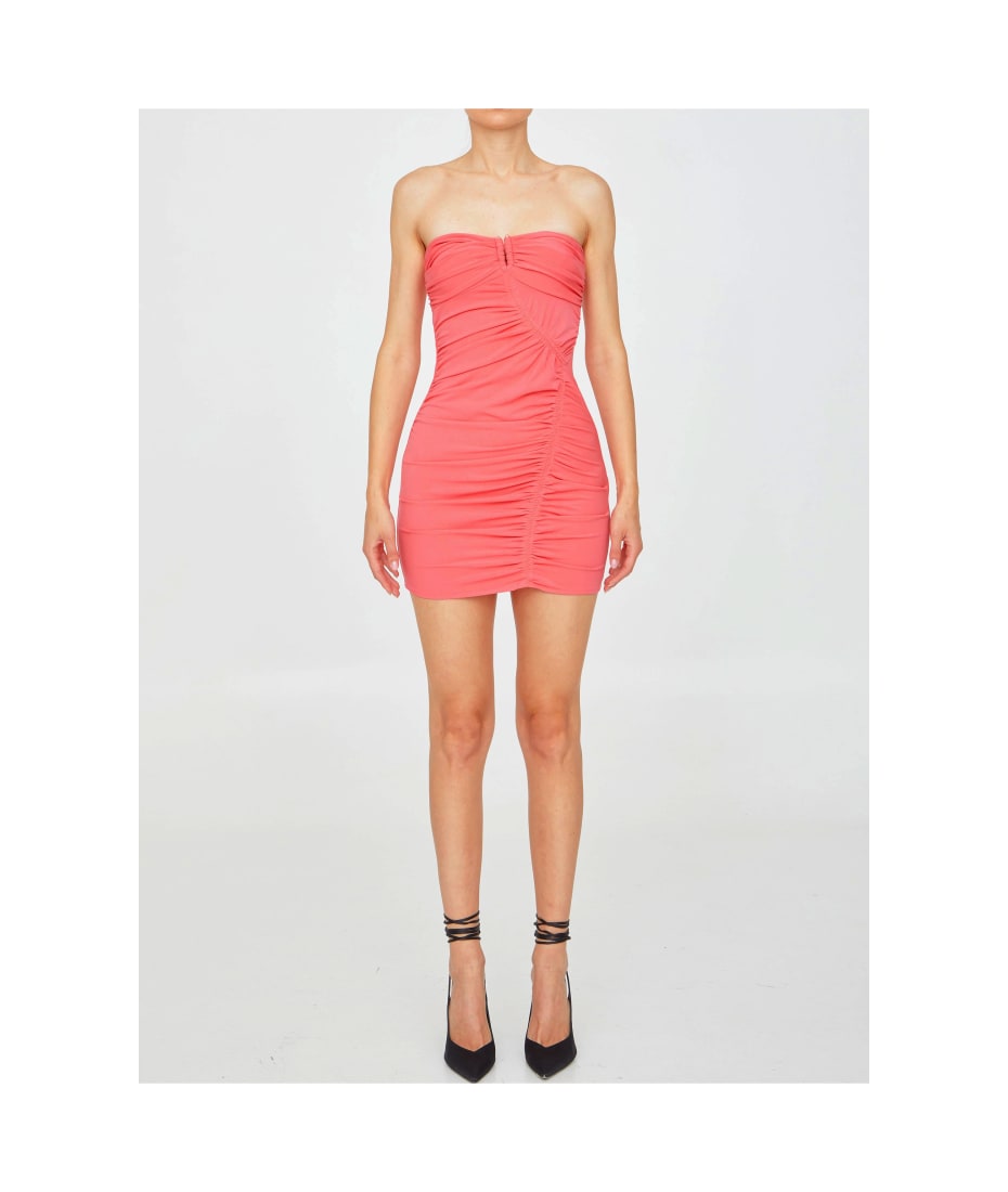 self-portrait Ruched Mini Dress | italist